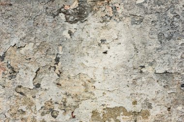 Doku, duvar, beton, arka plan olarak kullanılabilir. Çizik ve çatlaklarla dolu bir duvar parçası.