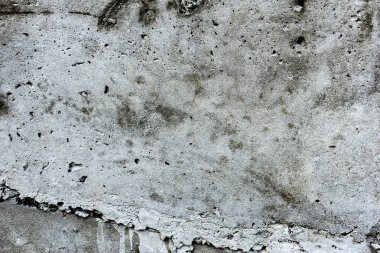 Çatlakları ve çizikleri olan beton bir duvarın dokusu arka plan olarak kullanılabilir.