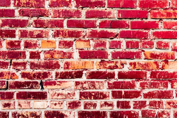 Textura Una Pared Ladrillo Con Grietas Arañazos Que Puede Utilizar —  Fotos de Stock