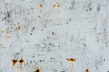 Arkaplan olarak kullanılabilecek çizik ve çatlaklarla metal doku