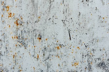 Arkaplan olarak kullanılabilecek çizik ve çatlaklarla metal doku