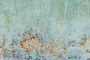 Arkaplan olarak kullanılabilecek çizik ve çatlaklarla metal doku