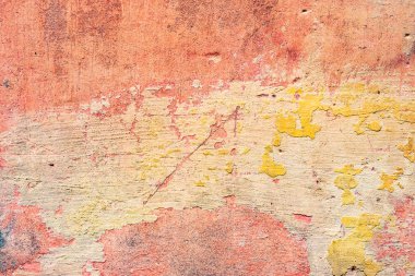 Çatlakları ve çizikleri olan beton bir duvarın dokusu arka plan olarak kullanılabilir.