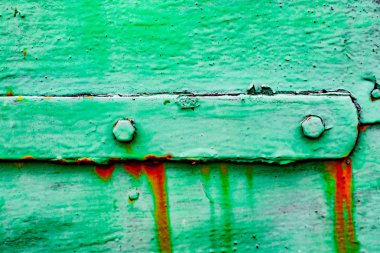 Arkaplan olarak kullanılabilecek çizik ve çatlaklarla metal doku