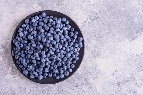 Blueberry Antioxidant Biologisch Voedsel Een Kom Concept Voor Gezond Eten — Stockfoto