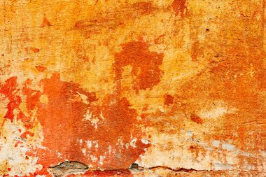 Çatlakları ve çizikleri olan beton bir duvarın dokusu arka plan olarak kullanılabilir.