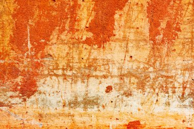 Çatlakları ve çizikleri olan beton bir duvarın dokusu arka plan olarak kullanılabilir.