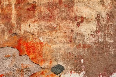 Çatlakları ve çizikleri olan beton bir duvarın dokusu arka plan olarak kullanılabilir.