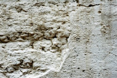 Çatlakları ve çizikleri olan beton bir duvarın dokusu arka plan olarak kullanılabilir.