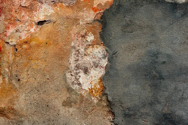 Textura Uma Parede Concreto Com Fendas Arranhões Que Podem Usar — Fotografia de Stock