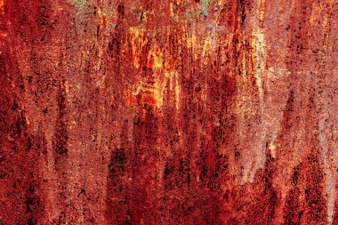 Arkaplan olarak kullanılabilecek çizik ve çatlaklarla metal doku