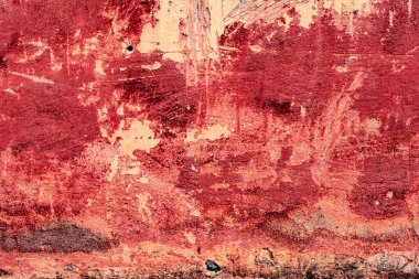 Çatlakları ve çizikleri olan beton bir duvarın dokusu arka plan olarak kullanılabilir.