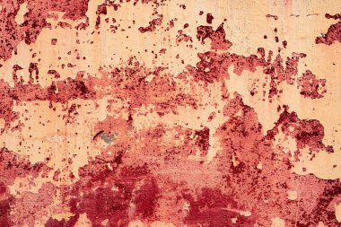 Çatlakları ve çizikleri olan beton bir duvarın dokusu arka plan olarak kullanılabilir.