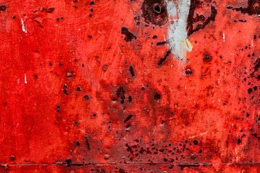 Arkaplan olarak kullanılabilecek çizik ve çatlaklarla metal doku