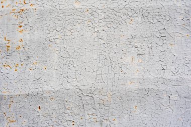 Arkaplan olarak kullanılabilecek çizik ve çatlaklarla metal doku