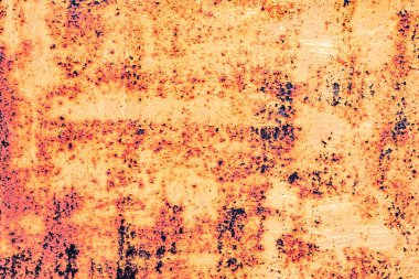 Arkaplan olarak kullanılabilecek çizik ve çatlaklarla metal doku