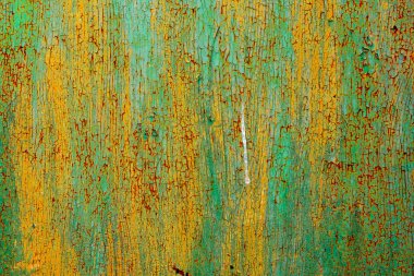 Arkaplan olarak kullanılabilecek çizik ve çatlaklarla metal doku