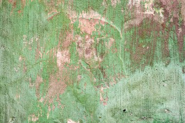 Çatlakları ve çizikleri olan beton bir duvarın dokusu arka plan olarak kullanılabilir.