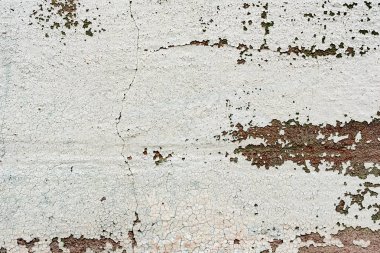 Çatlakları ve çizikleri olan beton bir duvarın dokusu arka plan olarak kullanılabilir.