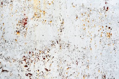 Arkaplan olarak kullanılabilecek çizik ve çatlaklarla metal doku