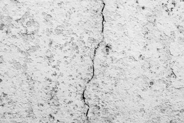 Çatlakları ve çizikleri olan beton bir duvarın dokusu arka plan olarak kullanılabilir.