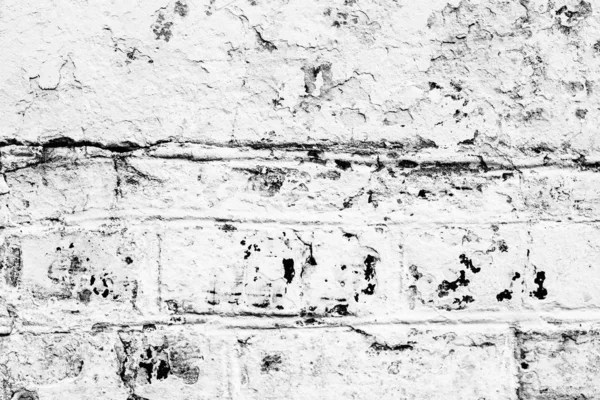 Çatlakları Çizikleri Olan Tuğla Duvar Dokusu Arka Plan Olarak Kullanılabilir — Stok fotoğraf