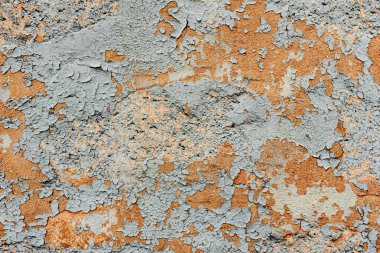 Çatlakları ve çizikleri olan beton bir duvarın dokusu arka plan olarak kullanılabilir.