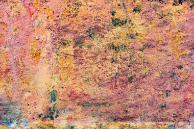 Çatlakları ve çizikleri olan beton bir duvarın dokusu arka plan olarak kullanılabilir.