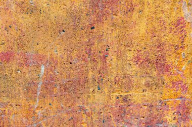 Çatlakları ve çizikleri olan beton bir duvarın dokusu arka plan olarak kullanılabilir.