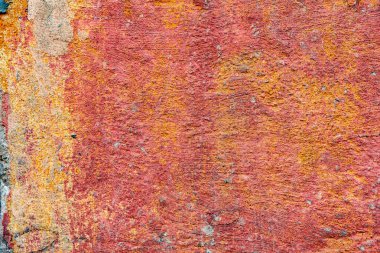 Çatlakları ve çizikleri olan beton bir duvarın dokusu arka plan olarak kullanılabilir.