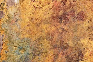 Çatlakları ve çizikleri olan beton bir duvarın dokusu arka plan olarak kullanılabilir.