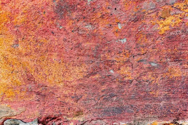 Textura Uma Parede Concreto Com Fendas Arranhões Que Podem Usar — Fotografia de Stock