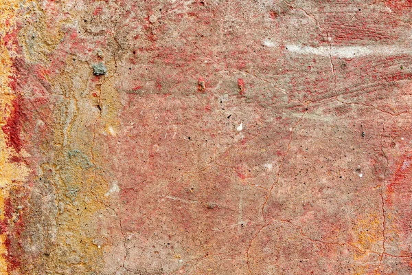 Textura Uma Parede Concreto Com Fendas Arranhões Que Podem Usar — Fotografia de Stock