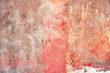 Çatlakları ve çizikleri olan beton bir duvarın dokusu arka plan olarak kullanılabilir.