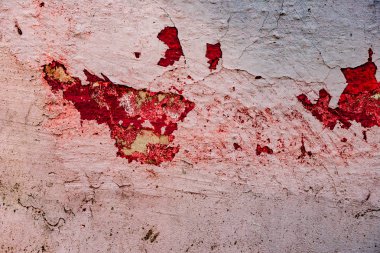 Çatlakları ve çizikleri olan beton bir duvarın dokusu arka plan olarak kullanılabilir.