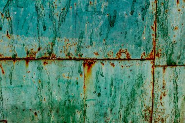 Arkaplan olarak kullanılabilecek çizik ve çatlaklarla metal doku