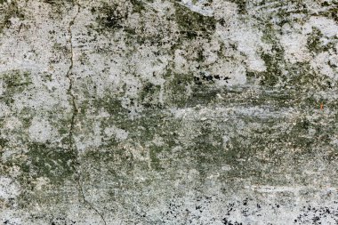 Çatlakları ve çizikleri olan beton bir duvarın dokusu arka plan olarak kullanılabilir.