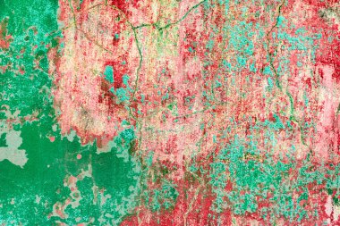 Çatlakları ve çizikleri olan beton bir duvarın dokusu arka plan olarak kullanılabilir.