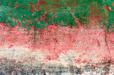 Çatlakları ve çizikleri olan beton bir duvarın dokusu arka plan olarak kullanılabilir.