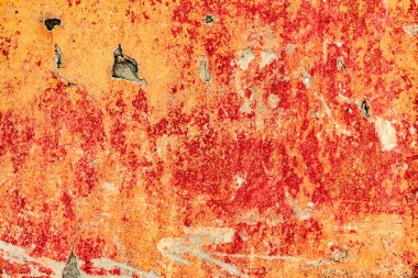 Çatlakları ve çizikleri olan beton bir duvarın dokusu arka plan olarak kullanılabilir.