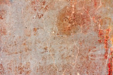 Çatlakları ve çizikleri olan beton bir duvarın dokusu arka plan olarak kullanılabilir.