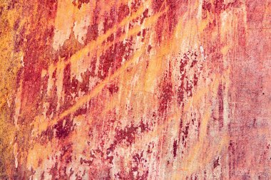 Çatlakları ve çizikleri olan beton bir duvarın dokusu arka plan olarak kullanılabilir.