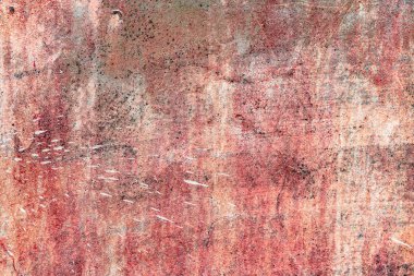 Çatlakları ve çizikleri olan beton bir duvarın dokusu arka plan olarak kullanılabilir.