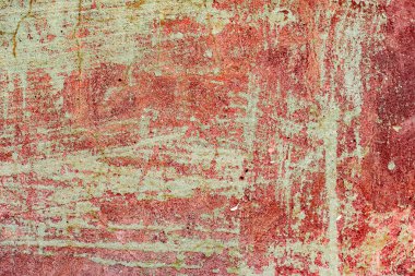 Çatlakları ve çizikleri olan beton bir duvarın dokusu arka plan olarak kullanılabilir.