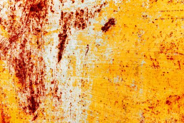 Arkaplan olarak kullanılabilecek çizik ve çatlaklarla metal doku