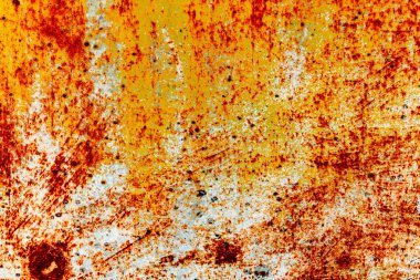 Arkaplan olarak kullanılabilecek çizik ve çatlaklarla metal doku