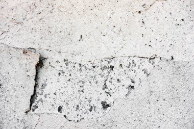 Çatlakları ve çizikleri olan beton bir duvarın dokusu arka plan olarak kullanılabilir.