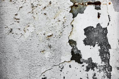 Çatlakları ve çizikleri olan beton bir duvarın dokusu arka plan olarak kullanılabilir.