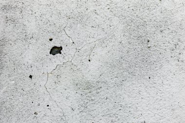 Çatlakları ve çizikleri olan beton bir duvarın dokusu arka plan olarak kullanılabilir.