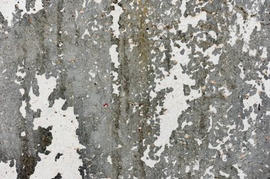 Çatlakları ve çizikleri olan beton bir duvarın dokusu arka plan olarak kullanılabilir.